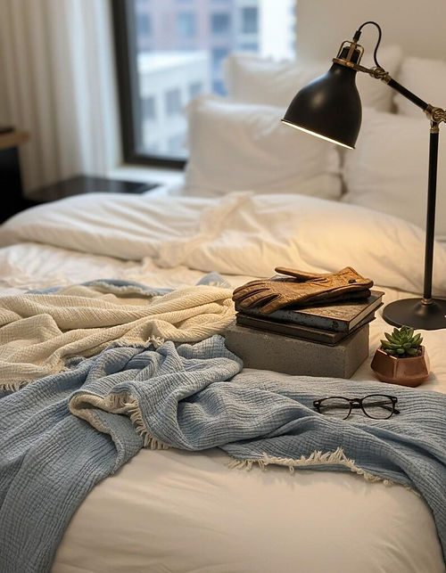 Double Muslin Blanket Queen Size (200/230) - Turkish Cotton
