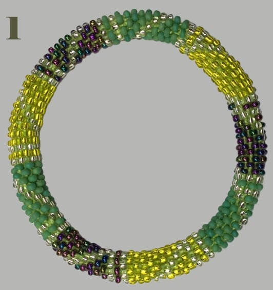 Beaded bracelets from Nepal, handmade