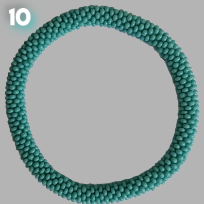 Turquoise selection of handmade beaded bracelets from Nepal