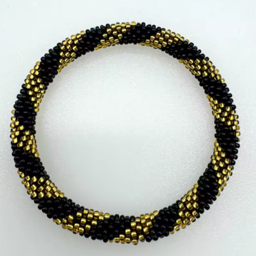 Set of 3 handmade Nepalese beaded bracelets Authentic bracelets from Nepal with a unique boho presence