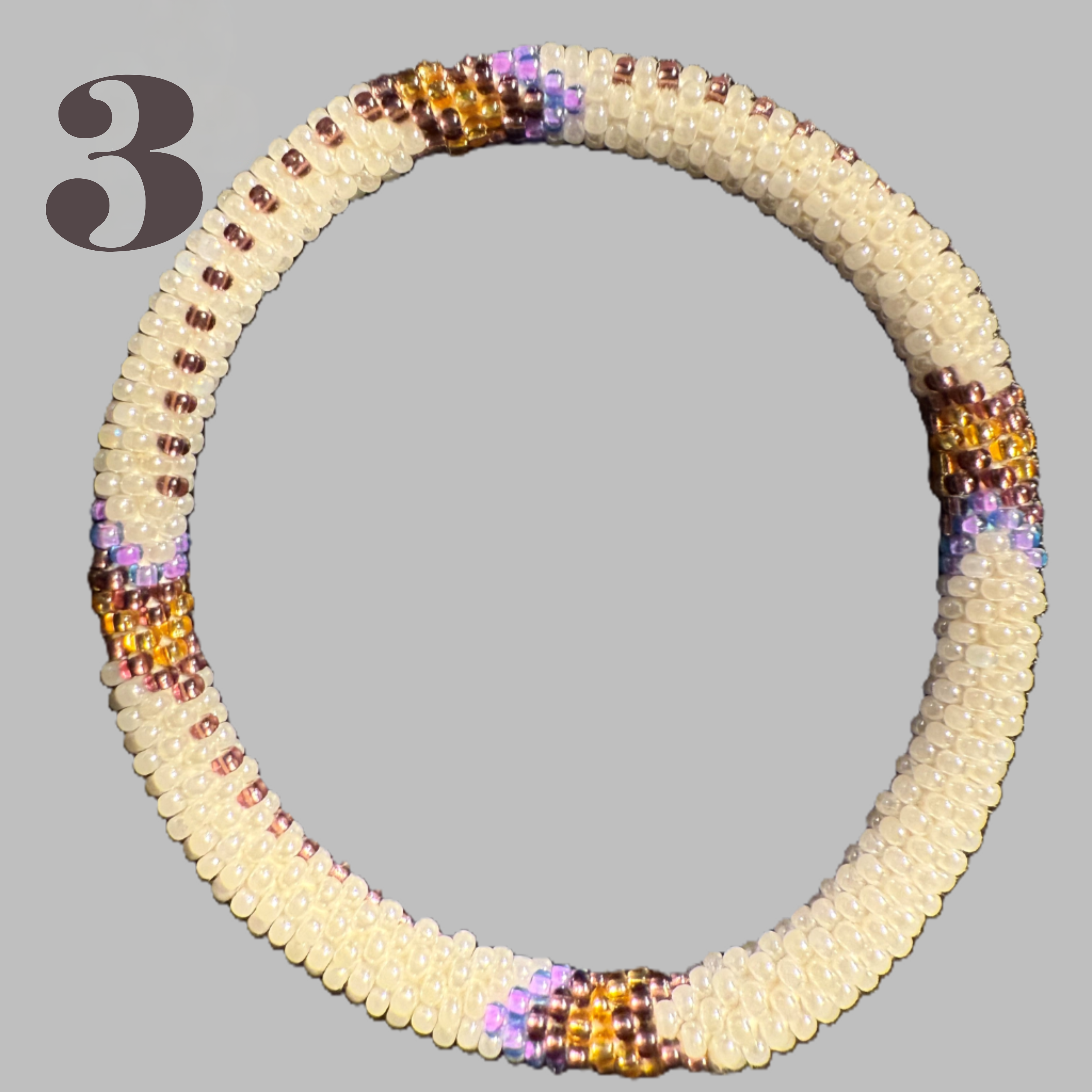 סט של 5 צמידי חרוזים מנפאל • צמידים בעבודת יד