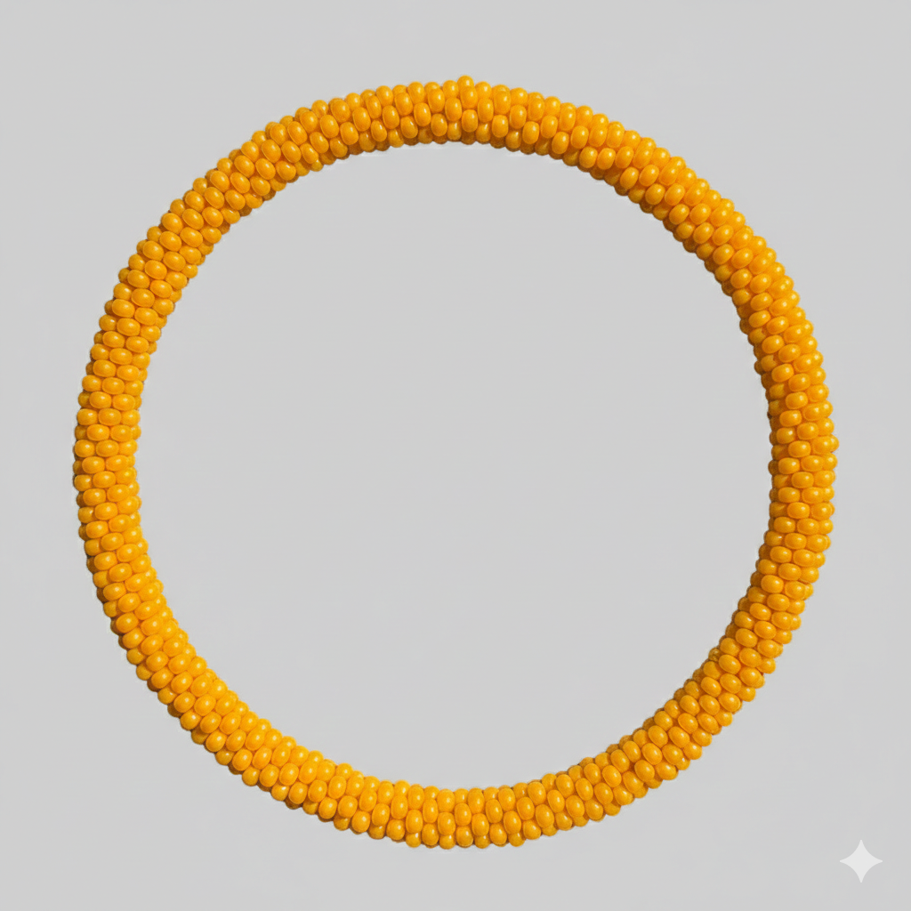 Set of 5 handmade beaded bracelets from Nepal 