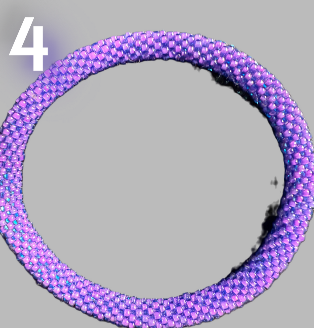 Handmade Nepali Bead Bracelets — Set of 5