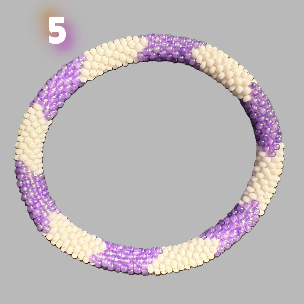 Handmade Nepali Bead Bracelets — Set of 5