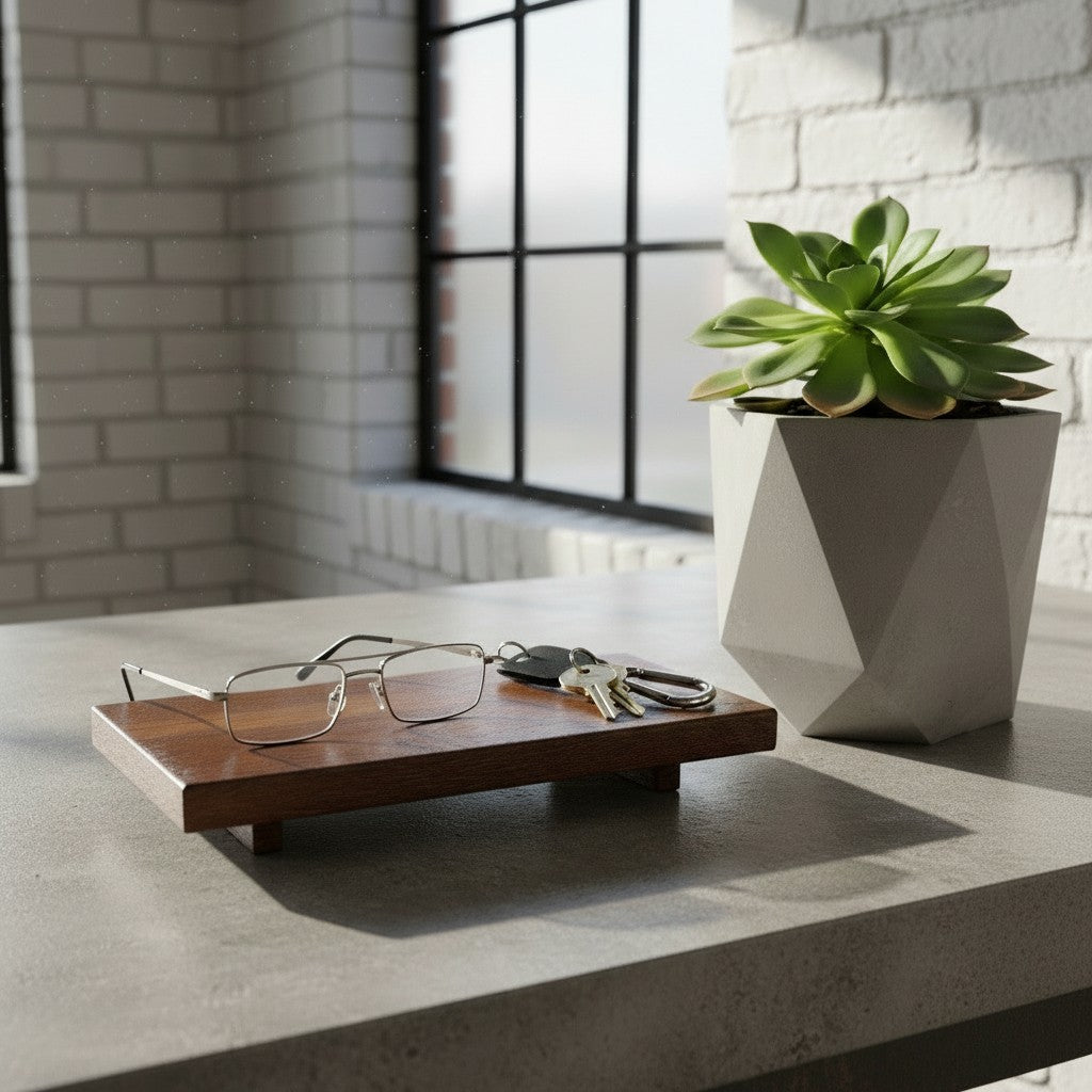 Handmade Oak Serving Tray – Full Butcher Block Board 