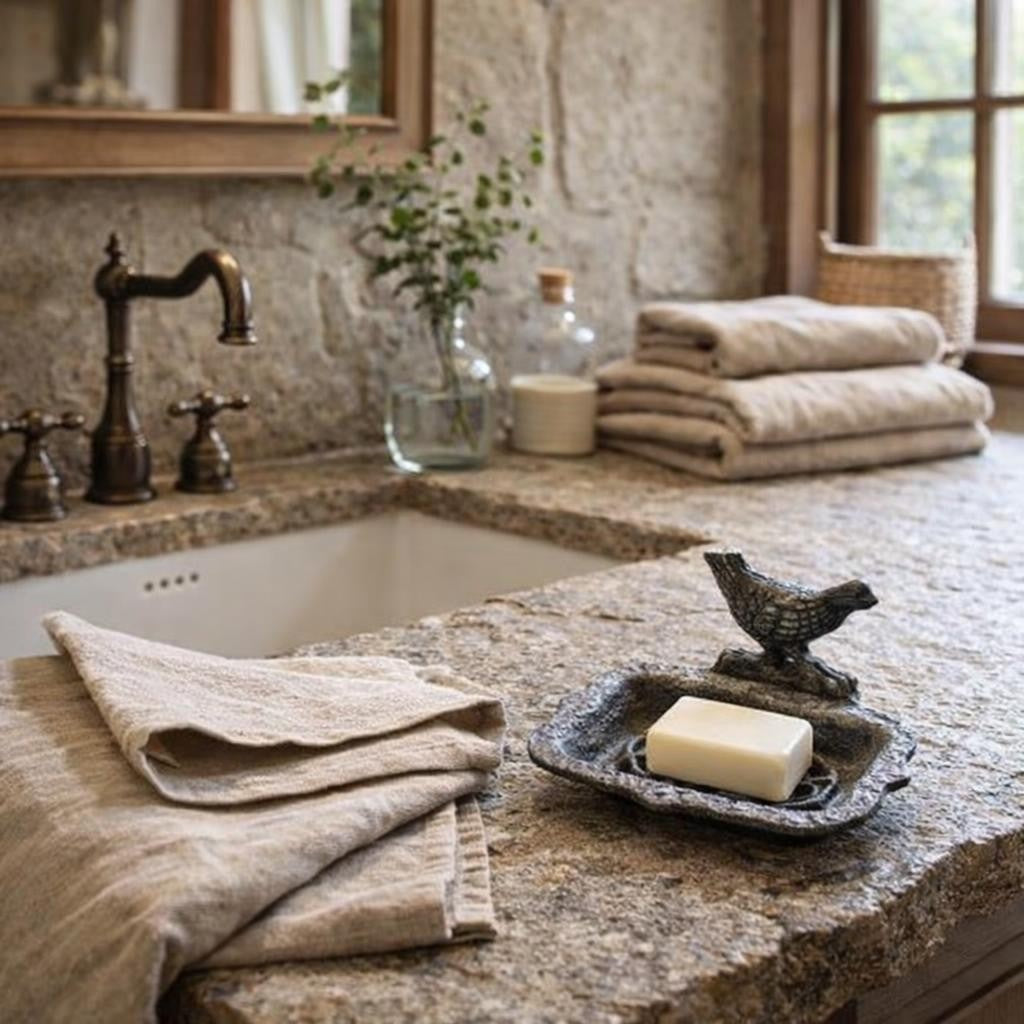 Cast Iron Bird Soap Stand, Rustic Soap Holder, Farmhouse Bathroom Decor 