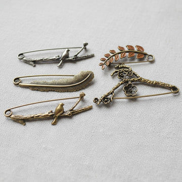 Enamel / stainless bronze pins, choose your design, minimalist statement pin, gift for jacket bag hat, urban accessories