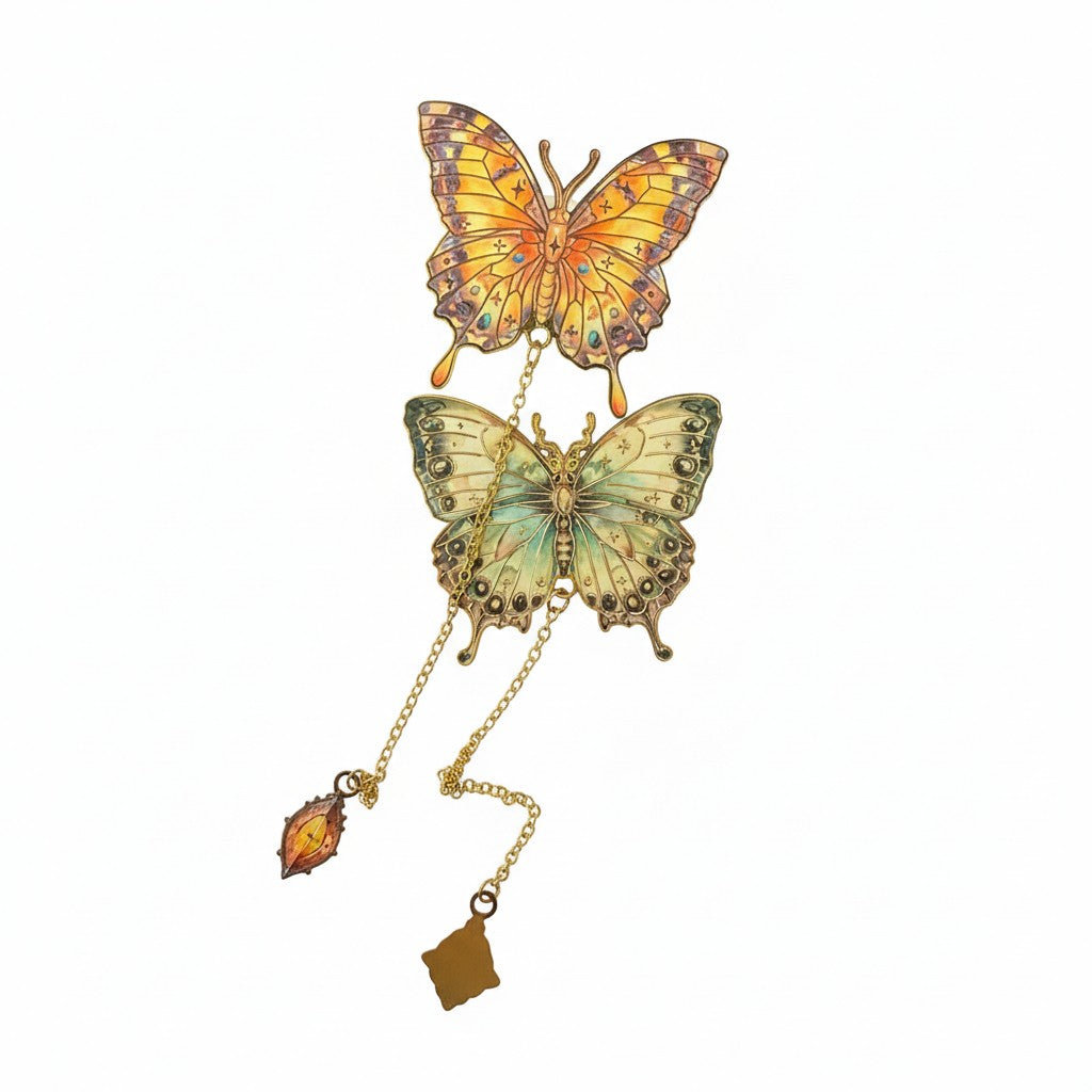 Butterfly Chain Bookmarks — Set of 2