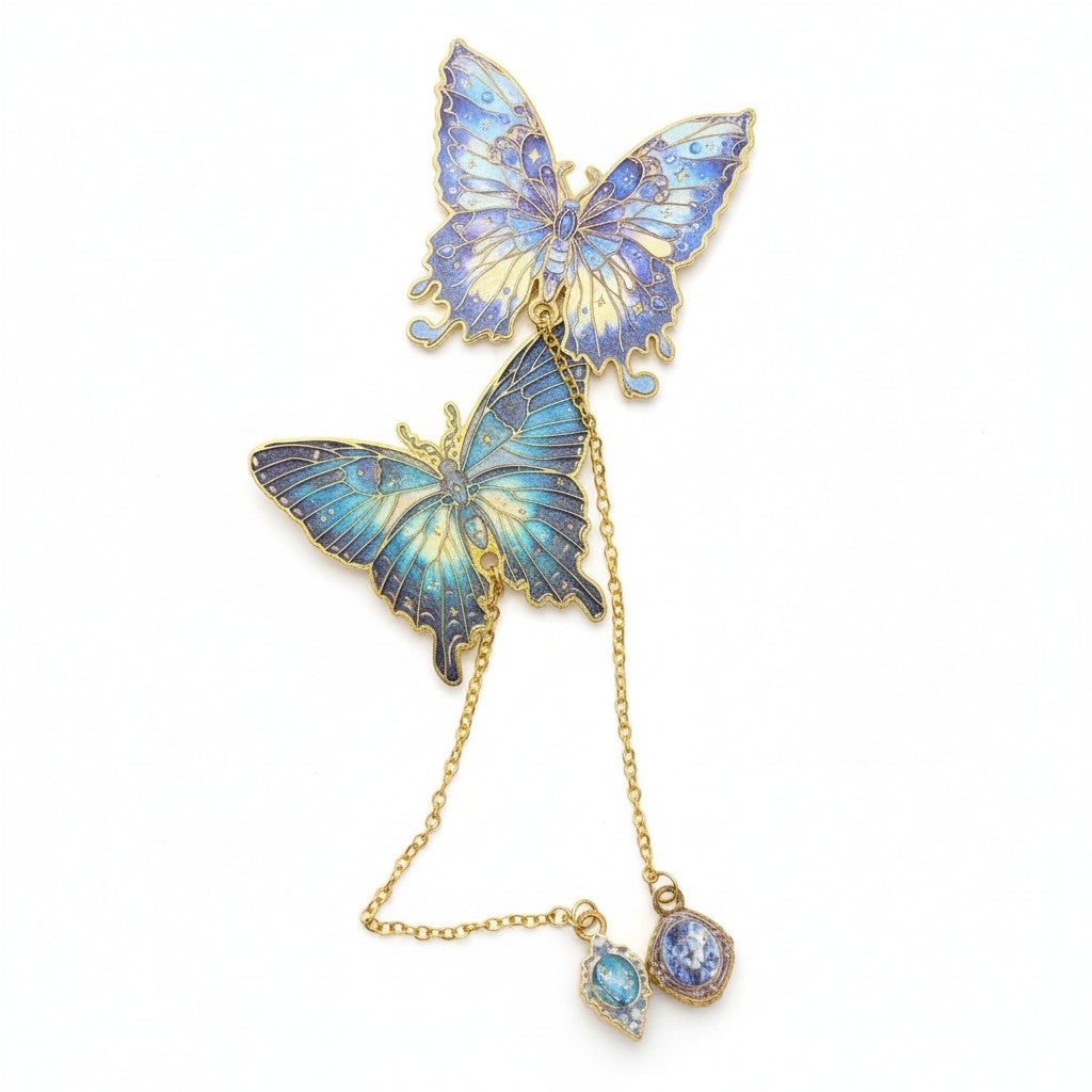 Butterfly Chain Bookmarks — Set of 2