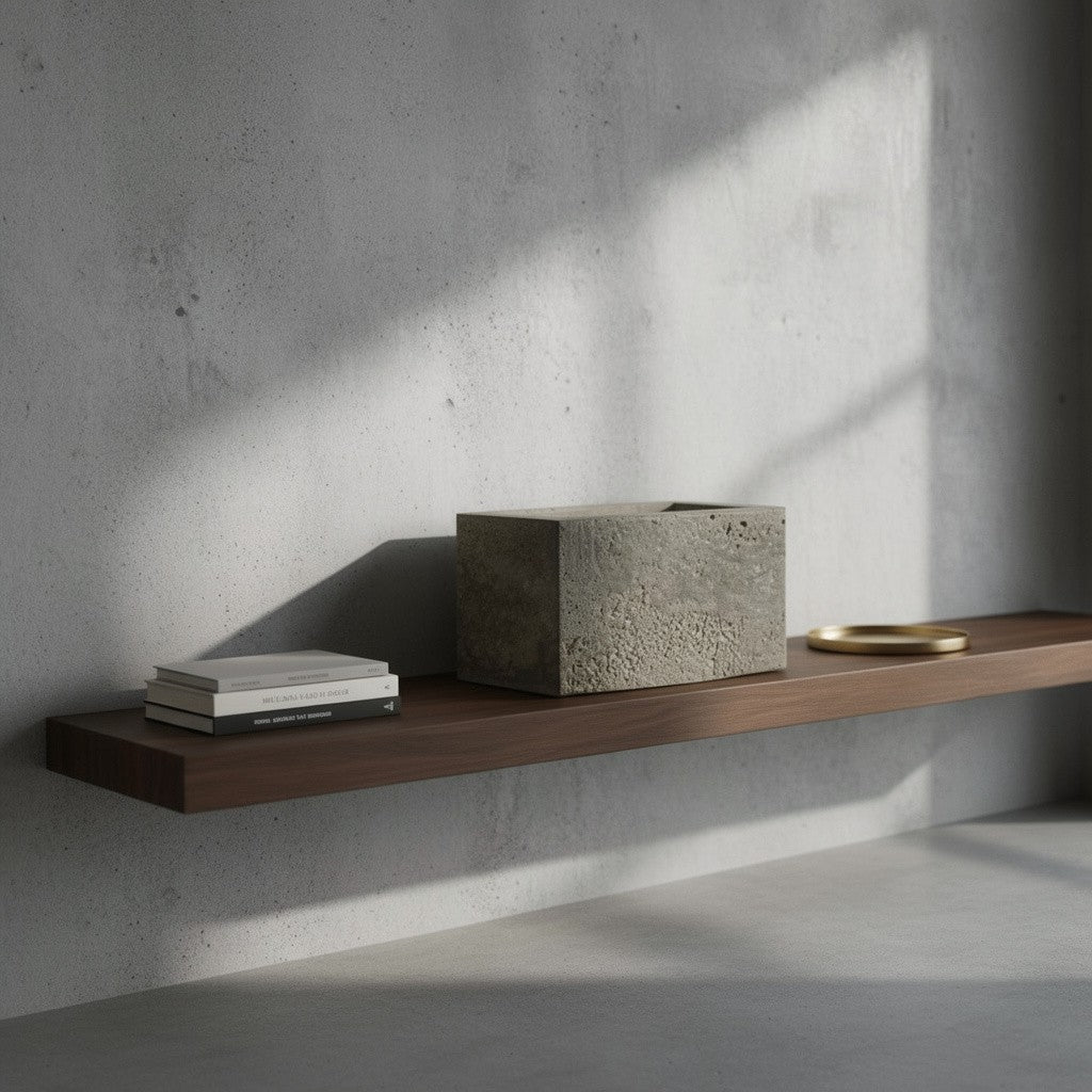 Rectangular Concrete Storage Box – Minimalist Industrial Organizer 